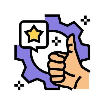 Show competence color icon vector illustration Stock Illustration