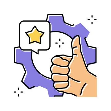 Show competence color icon vector illustration Stock Illustration