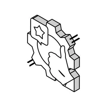 Show competence isometric icon vector illustration Stock Illustration