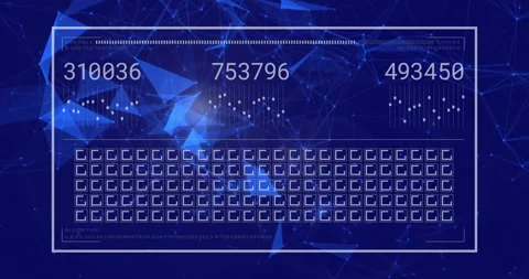 On show, data panel updating number fiel... | Stock Video | Pond5
