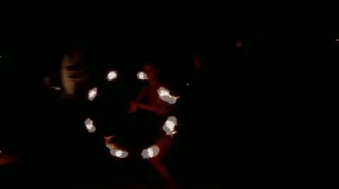 Show with Fire Stock Footage 20490455