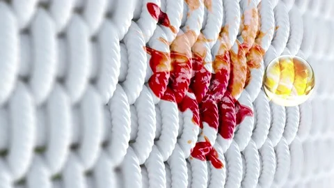 Show how to remove stains, sauces, or dirt from cloth or 3d. Stock Footage 152867898