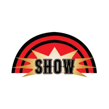 Show icon on white Stock Illustration