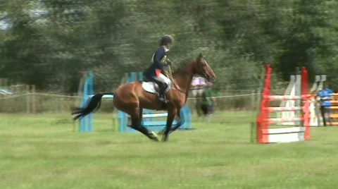Show jumping 5 Video stock 492384