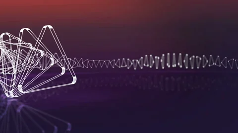 Show out transparant triangles. Stock Footage 41838861