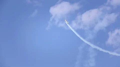 Show Plane at an Air Show Stock Footage 67559279