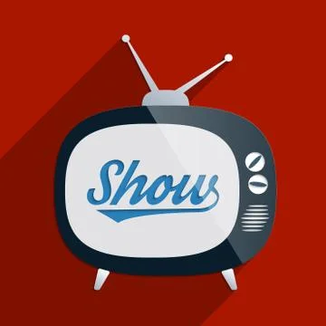 Show retro tv Stock Illustration