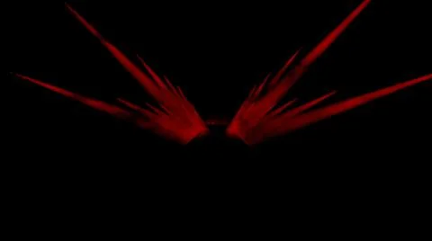 Show on stage, lighting with dynamic red spotlights, 3d simulation. Stock Illustration
