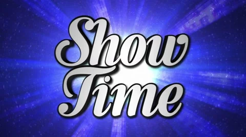 SHOW TIME Animation Text and Disco Danc... | Stock Video | Pond5