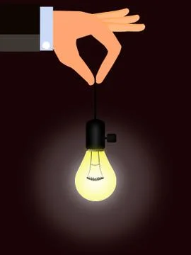 Show the Way - Bright Idea Stock Illustration