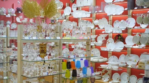 Showcase gift store Stock Footage 85704550