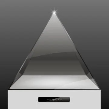 Showcase from glass Stock Illustration