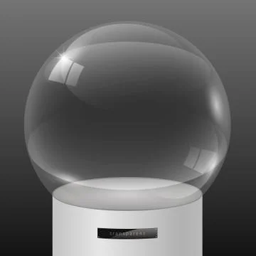 Showcase from glass Stock Illustration