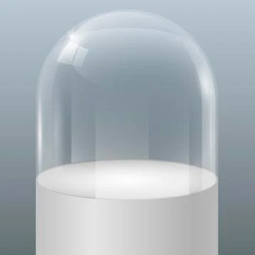 Showcase from glass Stock Illustration
