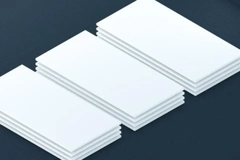 Showcase. template to presentation app web design Stock Illustration