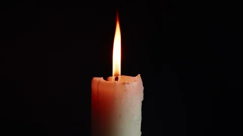 The showcases of colorful single candlel... | Stock Video | Pond5