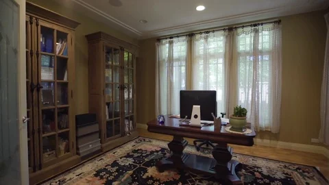 Showcasing a home office. Video stock 80326607