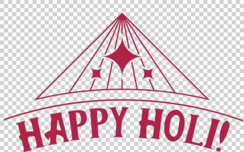 Showcasing magenta outlined triangle on transparent background with sparkles and Stock Illustration