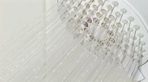 Shower in bathroom close up Stock-Footage 40463761
