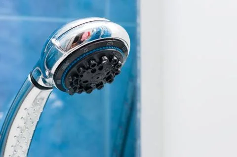 Shower in a bathroom Foto stock