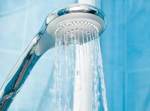 Shower in a bathroom Фото
