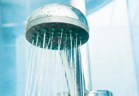 Shower in a bathroom Фото