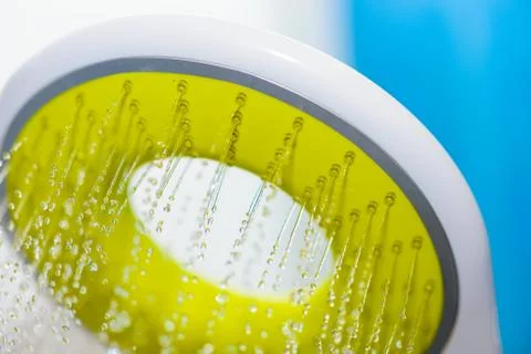 Shower in a bathroom Stock Photos