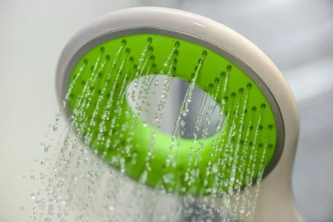 Shower in a bathroom Foto stock