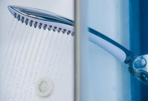 Shower in a bathroom 写真素材