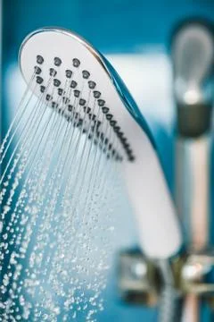 Shower in a bathroom Фото