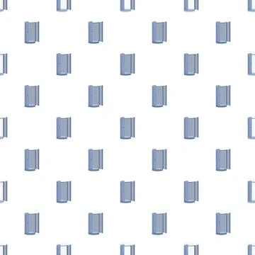 Shower cabin icon seamless pattern background Stock Illustration