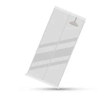Shower cabin Stock Illustration