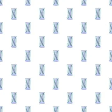 Shower cabin pattern creating seamless repeating background design Stock Illustration