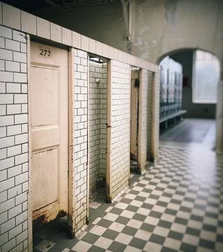 Shower cabins Stock Photos