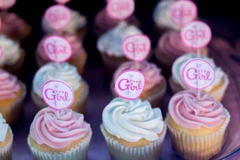 Shower cakes Stock Photos