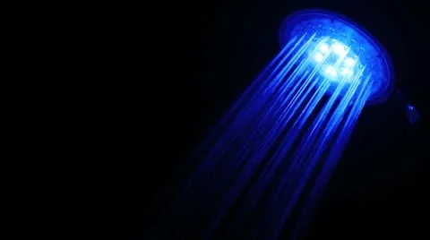 Shower in the Dark Stock Footage 8960461