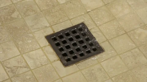 Shower Drain Stock Footage 85442271
