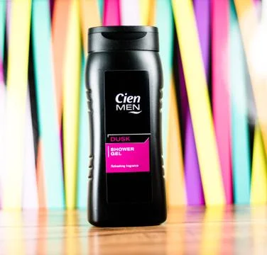Shower gel for man - Cien brand by Lidl Stock Photos