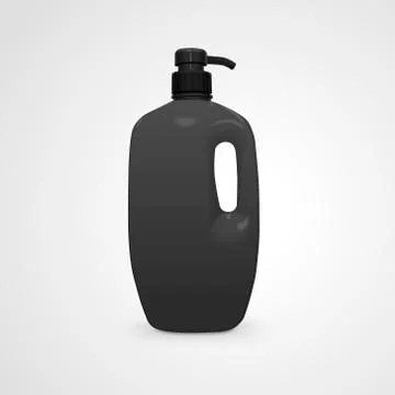 Shower gel plastic bottle Stock Illustration