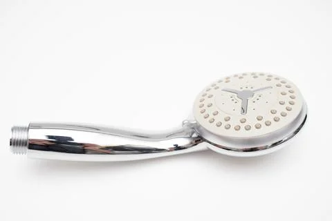 Shower head isolated on white background. Bathroom shower Faucet. Stock Photos