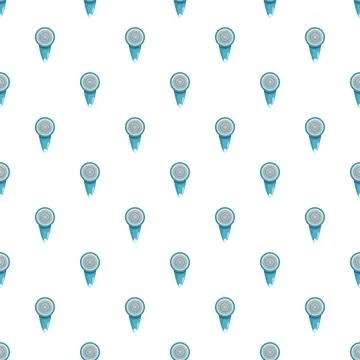 Shower head seamless pattern for bathroom design Stock Illustration