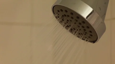 Shower Head Turns On And Off Stock Footage 73831863
