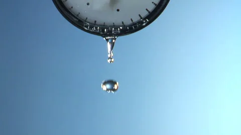 Shower head, water drops dripping Stock Footage 46539936