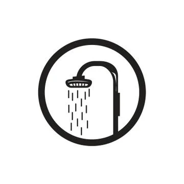 Shower icon Stock Illustration