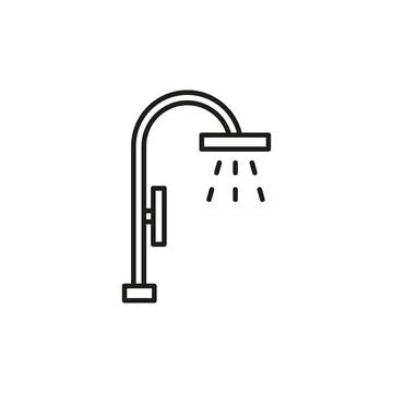 Shower icon vector design templates simple and modern Stock Illustration