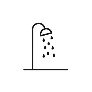 Shower icon vector set collection for web Stock Illustration