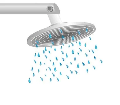 Shower Stock Illustration