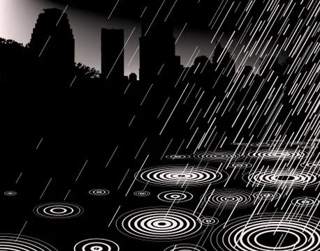 Shower Stock Illustration