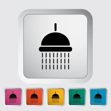 Shower Stock Illustration