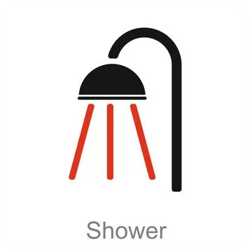Shower Stock Illustration